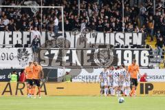 3. Liga; SV Sandhausen - FC Ingolstadt 04; Tor für Sandhausen hängende Köpfe Lukas Fröde (34, FCI) Simon Lorenz (32, FCI) Benjamin Kanuric (8, FCI)