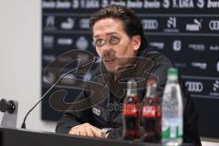 3. Liga; FC Ingolstadt 04 - Neue Trainerin, Pressekonferenz, Cheftrainerin Sabrina Wittman (FCI) Sportdirektor Ivica Grlic  (FCI)