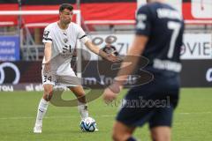 3. Liga; FC Ingolstadt 04 - SpVgg Unterhaching; Lukas Fröde (34, FCI) beschwert sich