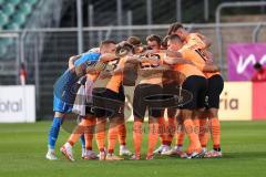 3. Liga; FC Viktoria Köln - FC Ingolstadt 04; Teambesprechung vor dem Spiel