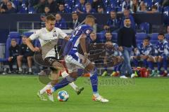 2.BL; FC Schalke 04 - FC Ingolstadt 04; Filip Bilbija (35, FCI) Thiaw Malick (33 S04)