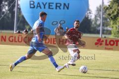Toto-Pokal; Finale; FV Illertissen - FC Ingolstadt 04; Visar Musliu (16, FCI) Glessing Yannick (21 FVI)