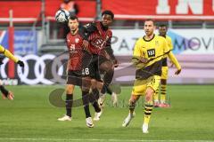 3. Liga; FC Ingolstadt 04 - Borussia Dortmund II; Bryang Kayo (48, FCI) Eberwein Michael (14 BVB2)