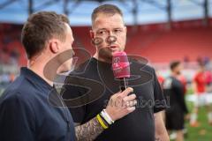 3. Liga; FC Ingolstadt 04 - 
Arminia Bielefeld; vor dem Spiel Magenta Interview Experte Steven Ruprecht