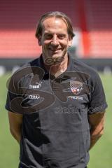 Cheftrainer Rüdiger Rehm (FCI) ; FC Ingolstadt 04; 3.Liga, Porträttermin 2022/2023,