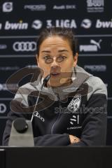 3. Liga; FC Ingolstadt 04 - Neue Trainerin, Pressekonferenz, Cheftrainerin Sabrina Wittman (FCI) im Interview