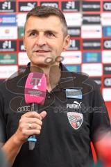 3. Liga; FC Ingolstadt 04 - SpVgg Unterhaching; vor dem Spiel Interview Cheftrainer Michael Köllner (FCI)