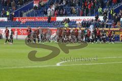2023_11_11 - 3. Liga - Saison 2023/24 - MSV Duisburg - FC Ingolstadt 04 - Die Spieler betreten das Spielfeld - XXXXX - Foto: Meyer Jürgen