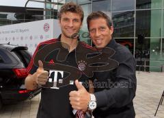 FC Bayern - Fahrzeugübergabe Audi - Saison 2011-2012 - Thomas Müller