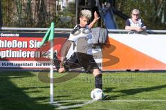 BZL Oberbayern Nord - Saison 2016/17 -  FC Gerolfing - TSV Jetzendorf - Leon Pott #12 weiss Gerolfing beim Eckball - Foto: Jürgen Meyer