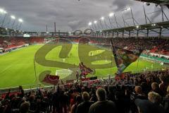 DFB Pokal - FC Ingolstadt 04 - Karlsruher SC - 2:0 - Moritz Hartmann trifft zum 2:0 Fankurve Jubel
