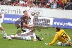 2.BL - FC Ingolstadt 04 - FC Energie Cottbus - 1:0 - Manuel Schäffler mit einer Torchance