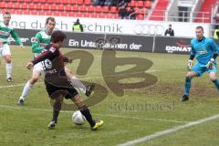 2.BL - FC Ingolstadt 04 - Greuther Fürth 0:0 - Andreas Buchner im Torraum