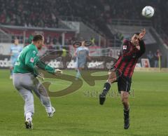FC Ingolstadt 04 - 1860 München 0:1 - Ahmed Akaici scheitert am Torwart