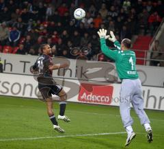 FC Ingolstadt 04 - 1860 München 0:1 - Marvin Matiip kommt zu spät