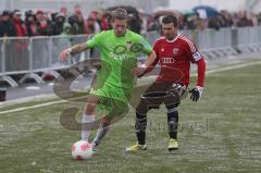 Trainingsspiel - FC Ingolstadt 04 - Kickers Offenbach - 3:3 - Andre Hahn und rechts Andreas Görlitz (37)
