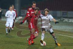 Regionalliga Süd - FC Ingolstadt 04 II  -  TSV Rain 1:1 - Stanislav Herzel rechts wird attackiert