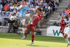 2. BL - 1860 München - FC Ingolstadt 04 - 1:0 - Alfredo Morales (6) im Zweikampf mit Benny Lauth