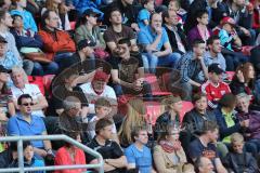 2. BL - FC Ingolstadt 04 - 1. FC Köln - 2014 - Ralph Gunesch (26) kommentiert bei den Taubstummen