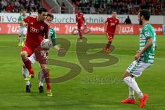 2. BL - Saison 2013/2014 - FC Ingolstadt 04 - SpVgg Greuther Fürth - Pascal Groß (20 FC Ing.04) - Mavraj Mergim (5 Greuther Führt)