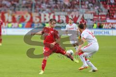 2. BL - FC Ingolstadt 04 - 1. FC Köln - 2014 - Ralph Gunesch (26) kommentiert bei den Taubstummen