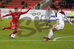 2. BL - FC Ingolstadt 04 - VfR Aalen 2:0 - Christian Eigler (18) schießt auf das Tor