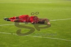 2. BL - Saison 2013/2014 - FC Ingolstadt 04 - SC Paderborn - kaputt am Boden Caiuby Francisco da Silva (31)