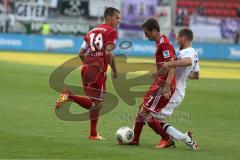 2. BL - FC Ingolstadt 04 - Erzgebirge Aue - 1:2 -  Christian Eigler (18) und Christoph Knasmüllner (7)