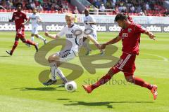2. BL - FC Ingolstadt 04 - Karlsruher SC - 0:2 - Ümit Korkmaz (14) zieht ab, leider vorbei