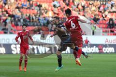 2. BL - Saison 2013/2014 - FC Ingolstadt 04 - SC Paderborn - rechts Alfredo Morales (6) mit 30 Süley,man Koc