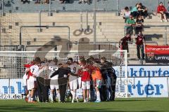 2. Bundesliga - FSV Frankfurt - FC Ingolstadt 04 - 0:1 - Sieg Team Besprechung