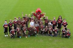 2. Bundesliga - Fußball - FC Ingolstadt 04 - SV Sandhausen - Einlaufkinder Kids Schanzi