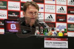2. BL - FC Ingolstadt 04 - 1. FC Kaiserslautern - Pressekonferenz nach dem Spiel - Cheftrainer Ralph Hasenhüttl