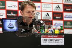 2. BL - FC Ingolstadt 04 - 1. FC Kaiserslautern - Pressekonferenz nach dem Spiel - Cheftrainer Ralph Hasenhüttl