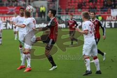 2. BL - FC Ingolstadt 04 - 1. FC Kaiserslautern - Michael Schulze links und mitte Alfredo Morales (6)