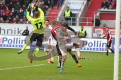 2. Bundesliga - FC Ingolstadt 04 - 1. FC Union Berlin - Torwart Mohamed Amsif rettet vor Lukas Hinterseer (16)