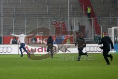 2. Bundesliga - FC Ingolstadt 04 - VfR AAlen - 4:1 - Flitzer nach dem 4:1
