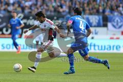 1. Bundesliga - Fußball - SV Darmstadt 98 - FC Ingolstadt 04 - Darío Lezcano (37, FCI) wird von Aytac Sulu (4 Darmstadt 98) gefoult