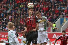 1. Bundesliga - Fußball - FC Ingolstadt 04 - Borussia Mönchengladbach - Lukas Hinterseer (16, FCI) André Hahn (Gladbach 28)