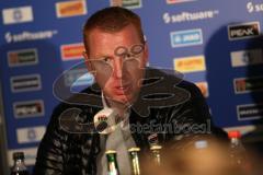 1. Bundesliga - Fußball - SV Darmstadt 98 - FC Ingolstadt 04 - erste Pressekonferenz nach einem Spiel von Cheftrainer Maik Walpurgis (FCI), erster Saisonsieg für Ingolstadt