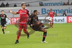 1. Bundesliga - Fußball - Bayer Leverkusen - FC Ingolstadt 04 - Almog Cohen (36, FCI) Jonathan Tah (Leverkusen 4)