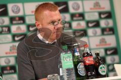 1. Bundesliga - Fußball - Werder Bremen - FC Ingolstadt 04 - 2:1 - Pressekonferenz nach dem Spiel, Cheftrainer Maik Walpurgis (FCI)