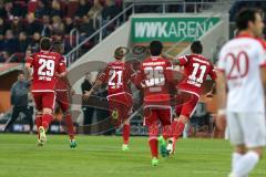 1. Bundesliga - Fußball - FC Augsburg - FC Ingolstadt 04 - Tor Jubel Sonny Kittel (21, FCI)
