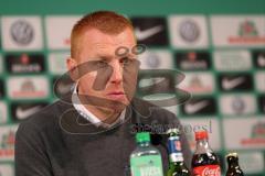 1. Bundesliga - Fußball - Werder Bremen - FC Ingolstadt 04 - 2:1 - Pressekonferenz nach dem Spiel, Cheftrainer Maik Walpurgis (FCI)