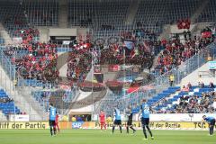 1. Bundesliga - Fußball - TSG 1899 Hoffenheim - FC Ingolstadt 04 - Fans Jubel Fahnen Banner Kurve