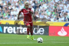 1. Bundesliga - Fußball - Borussia Mönchengladbach - FC Ingolstadt 04 - Darío Lezcano (11, FCI) spurtet zum Tor