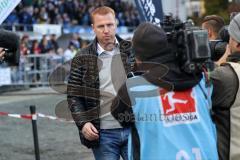 1. Bundesliga - Fußball - SV Darmstadt 98 - FC Ingolstadt 04 - Cheftrainer Maik Walpurgis (FCI) Medieninteresse kamera
