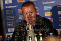 1. Bundesliga - Fußball - SV Darmstadt 98 - FC Ingolstadt 04 - erste Pressekonferenz nach einem Spiel von Cheftrainer Maik Walpurgis (FCI), erster Saisonsieg für Ingolstadt