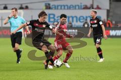 1. Bundesliga - Fußball - Bayer Leverkusen - FC Ingolstadt 04 - Tin Jedvaj (16 Leverkusen ) Almog Cohen (36, FCI)