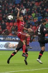 1. Bundesliga - Fußball - Bayer Leverkusen - FC Ingolstadt 04 - Marcel Tisserand (32, FCI) Julian Brandt (Leverkusen 19)